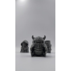 4 figurki rycerzy w stylu fantasy, pionki do gier